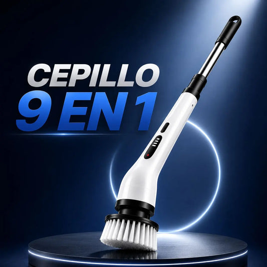 Cepillo Limpiador Eléctrico 9 en 1