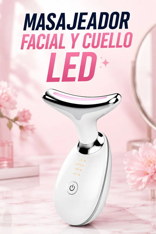 Masajeador Facial y Cuello LED
