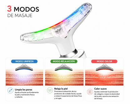 Masajeador Facial y Cuello LED