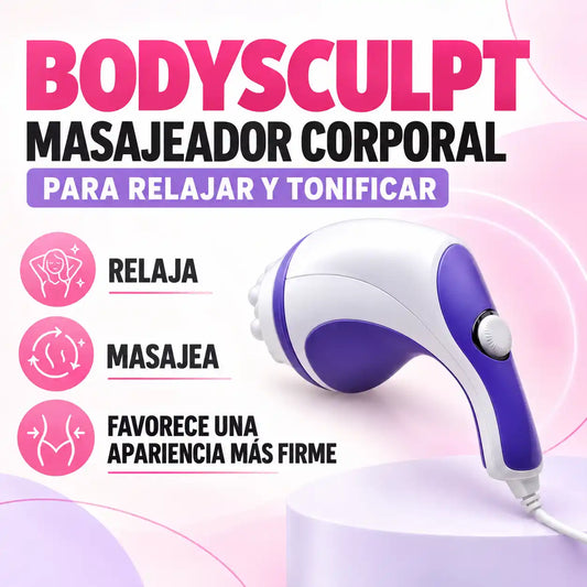 BodySculpt | Masajeador Corporal Anticelulitis, Tonifica y Cuida tu Piel