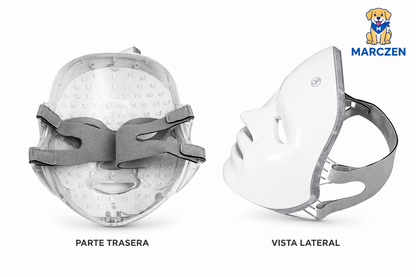 Mascarilla Facial LED Terapia 7 Modos