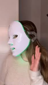Demostración de Mascarilla Facial LED Terapia 7 Modos
