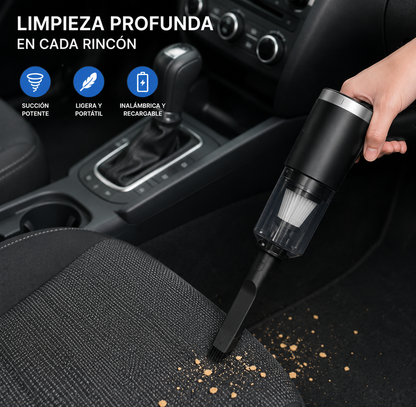 Aspiradora Portátil Inalámbrica para Auto y Hogar