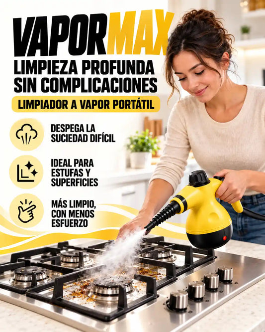 VaporMax | Limpieza profunda con menos esfuerzo