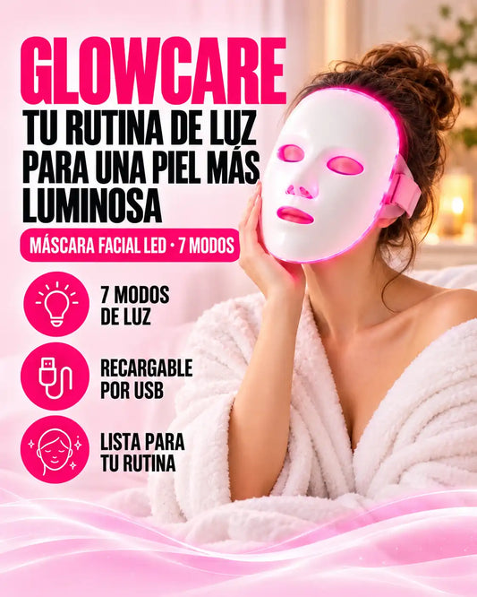 GlowCare | Tu momento de cuidado facial con luz LED