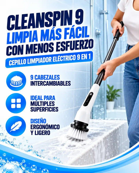 CleanSpin 9 | Limpia más fácil y con menos esfuerzo