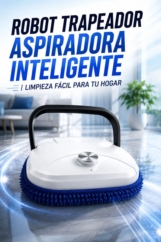 Robot Trapeador Aspiradora Inteligente | Limpieza Fácil para tu Hogar